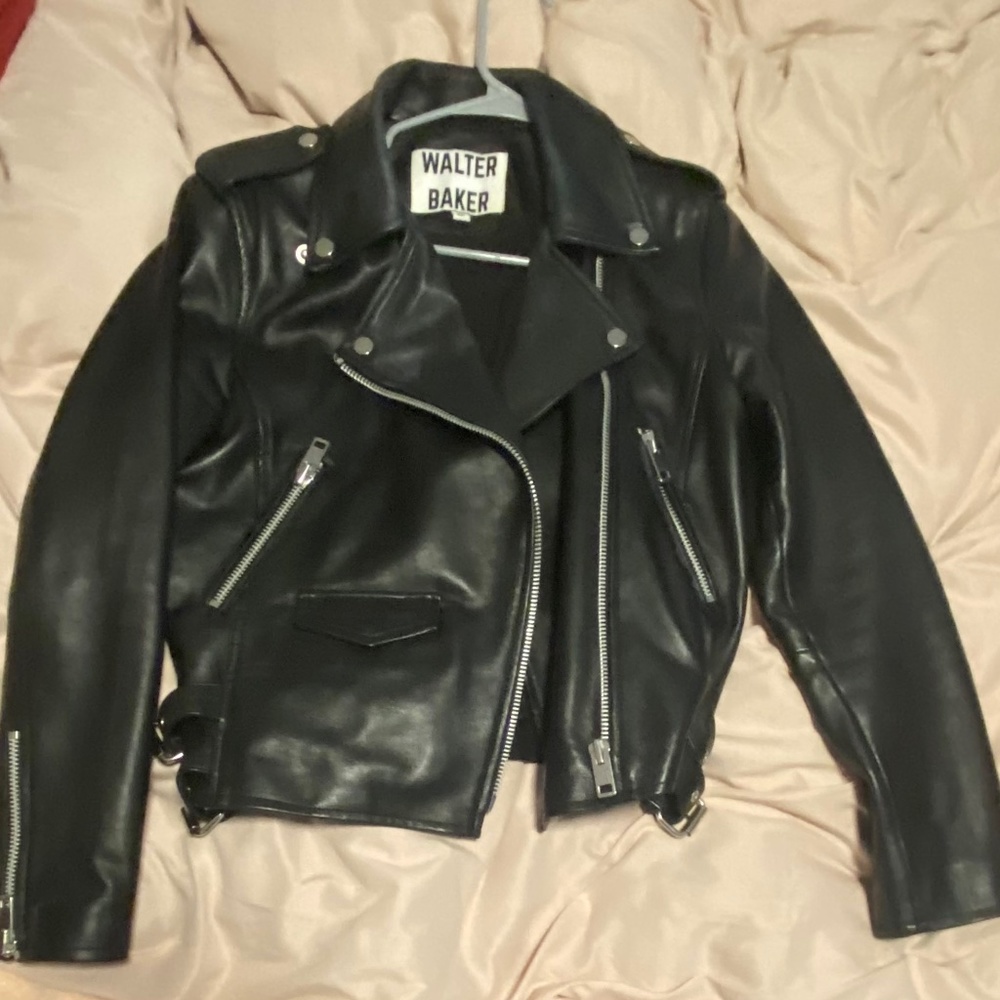 Walter Baker 100% Leather Women’s Moto Jacket